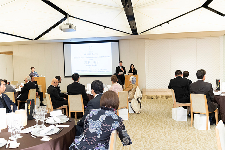 Opening Remarks by President Hiroko Suzuki, Quality of Life Foundation, Support Council of International Activities for General Medical Research