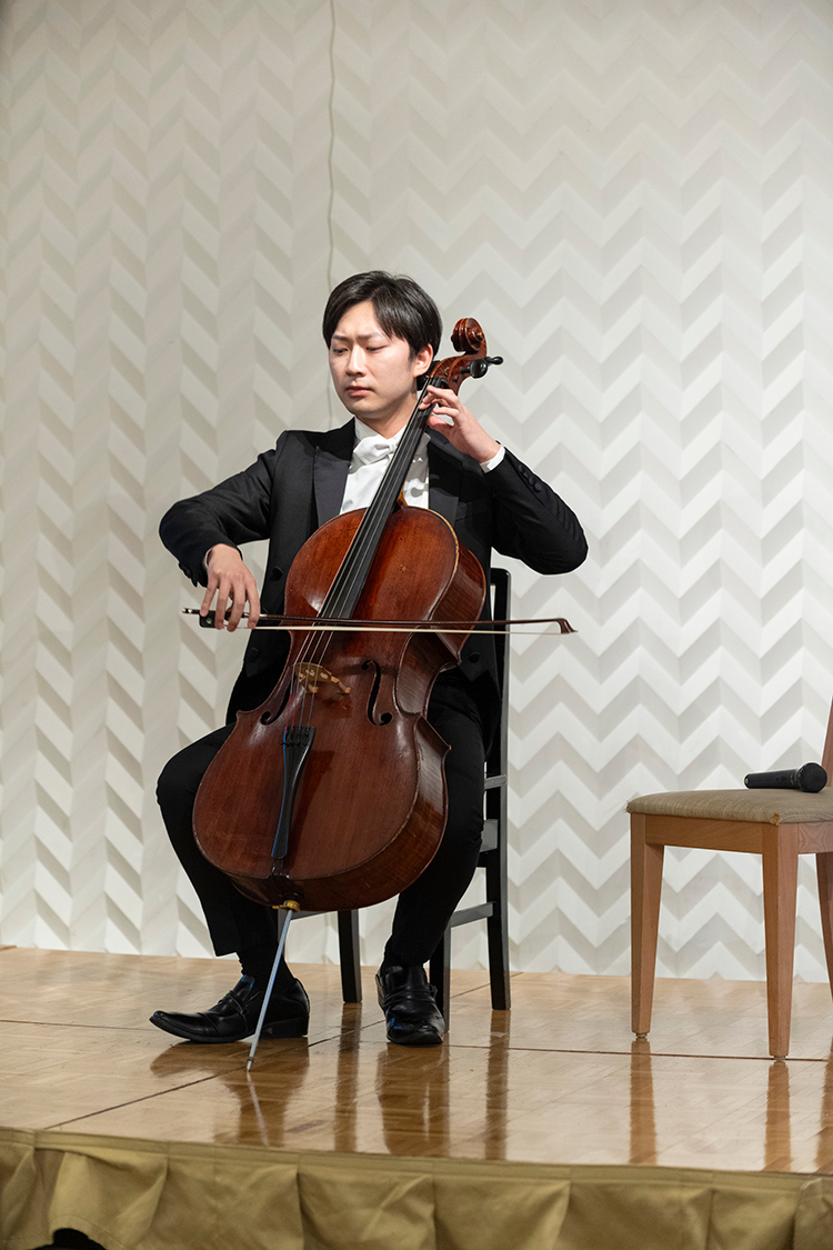 Live Performance by Cellist Mr Yosuke Shimizu